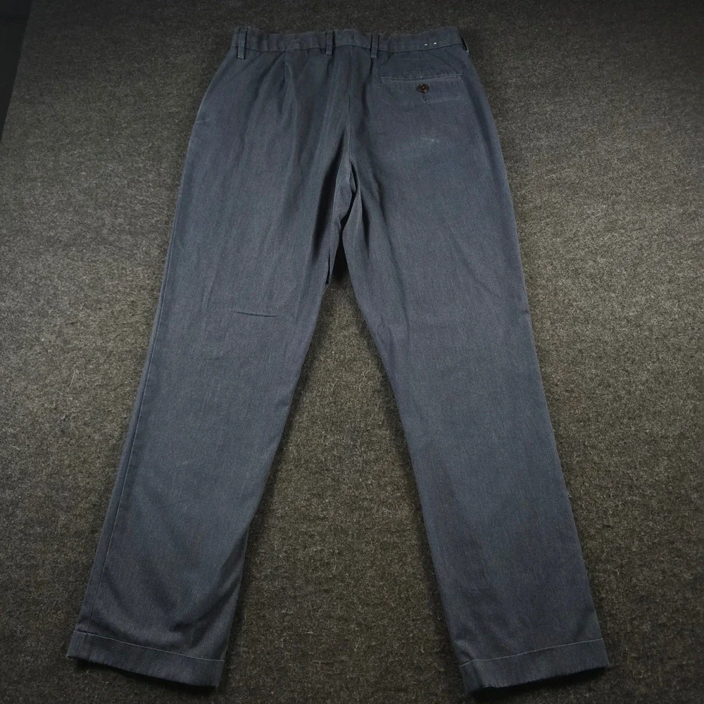 Wallace & Barnes Mens (Fits 32x29) Navy Blue Straight Leg Chino Pants W32 L30